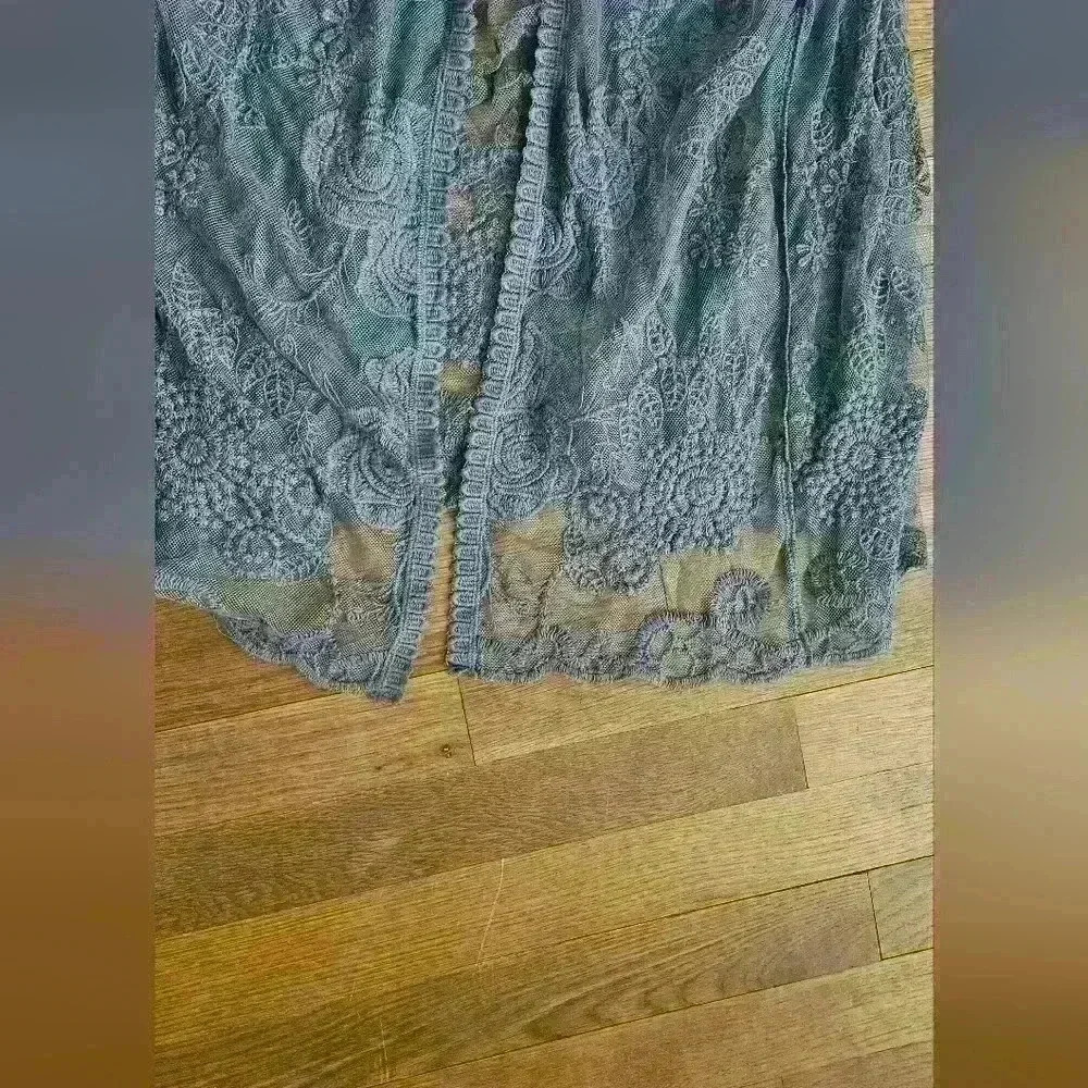 Shyanne Western Open Front Lace Duster - Picture 6 of 6